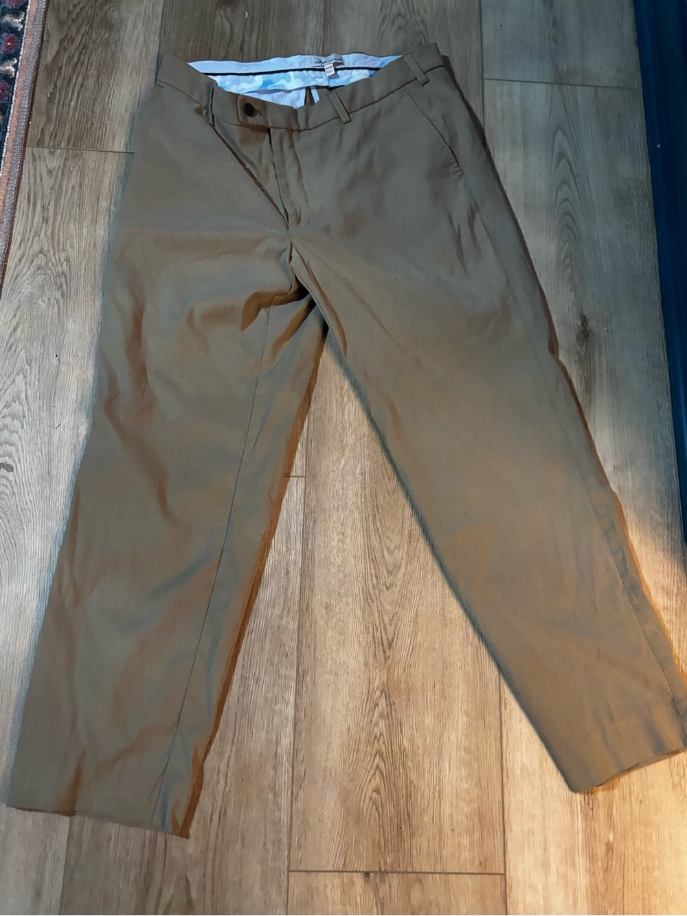Men's Peter Millar Classic Chino Pants in Khaki 34 x 32